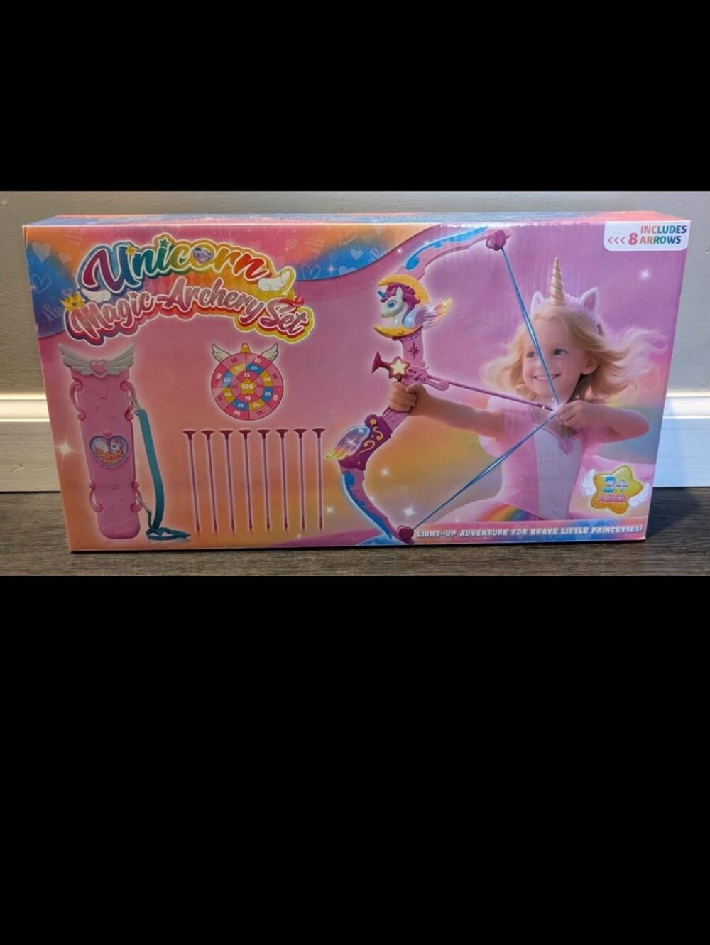 Unicorn Magic Archery Set - Pink Light-Up Bow & Arrows